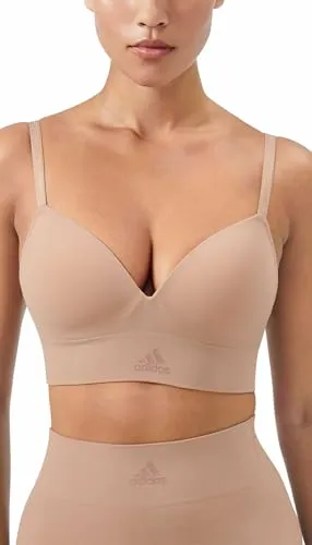 adidas Wireless Bra Braun in braun von adidas