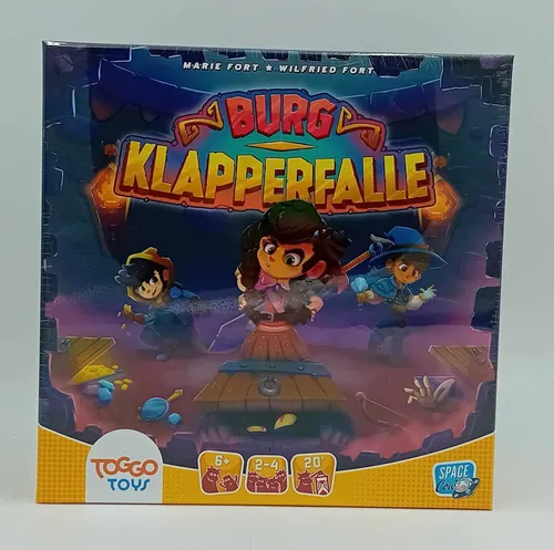 Asmodee Space Cow Burg Klapperfalle Spiel ab 6 Jahren Monster Falltüren NEU