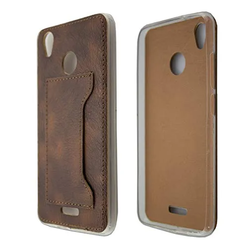 caseroxx Schutz-Hülle kompatibel mit Gigaset GS270 / GS270 Plus, braun TPU-Hülle aus flexiblem Gummi, stoßfeste Handy-Tasche mit Kantenschutz, passgenau & robust für den Alltag