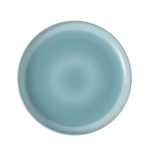 like. by Villeroy & Boch Frühstücksteller Perlemor Aqua, 24 cm blau - Eleganter Frühstücksteller aus Porzellan mit einem Durchmesser von 24 cm. Mikrowellen- und spülmaschinengeeignet, ideal für stilvolle Mahlzeiten.