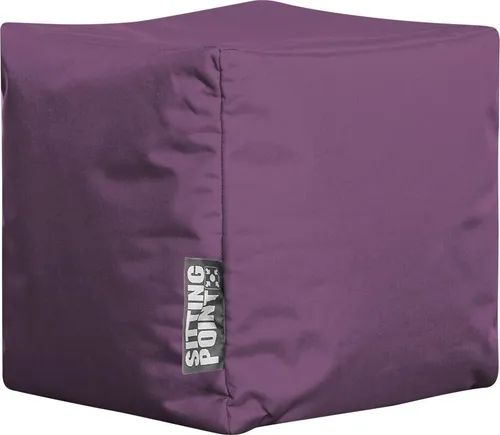 SITTING POINT Cube SCUBA Sitzsack aubergine in lila von Magma - Heimtex