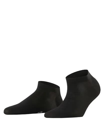 FALKE Damen Sneakersocken Fine Softness 50 DEN W Sn halb-blickdicht kurz einfarbig 1 Paar, Schwarz Black 3000, 39-42
