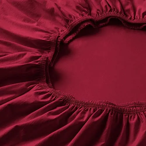 Estella Feinjersey Spannbetttuch 6500, 150 x 200 cm Kirsch - Spannbetttuch in Spitzenqualität, fördert gesunden Schlaf mit hervorragender Farb- und Formbeständigkeit - ideal für erholsame Nächte.