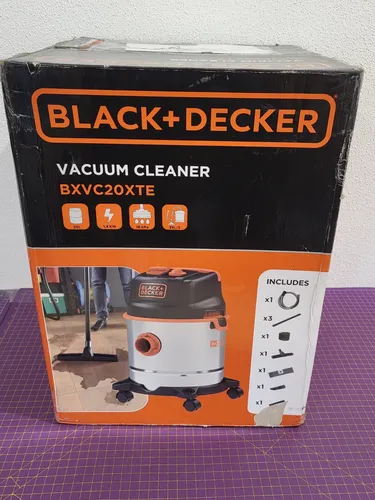 BLACK+DECKER Nass und Trockensauger BXVC20XTE - Staubsauger für Nass- und Trockeneinsätze, leistungsstark mit 1400 W und vielseitig einsetzbar für alle Reinigungsbedürfnisse.