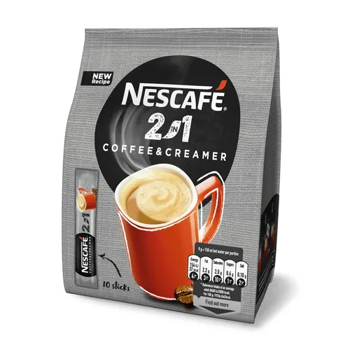Nescafé 2w1 Kawa rozpuszczalna w saszetkach 10x8g NESTLE 7613036870115