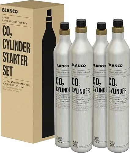 Blanco Küchenarmatur Starterkit CO2-Zylinder 4er Set
