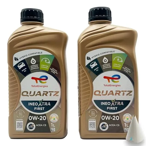 L Total Quartz Ineo Xtra First 0W-20 | kompatibel mit Opel/Vauxhall OV 040 1547 - A20 | PSA B71 2010 | 2 Liter | Motoröl | Motorenöl | mit Trichter | weitere Empfehlungen siehe Artikelbeschreibung 2