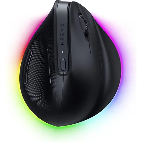 Razer Pro Click V2 Vertical Edition Schwarz - Ergonomische kabellose Maus für Rechtshänder mit 30000 dpi Sensortechnologie, ideal für Gaming und Büroarbeit.