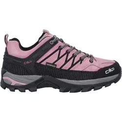 CMP Rigel Low Wmn Trekking Shoes Wp Damen Wanderschuhe - Wasserdichte und atmungsaktive Wanderschuhe mit echtem Leder und OrthoLite-Einlegesohle für optimalen Komfort und Dämpfung bei Outdoor-Abenteuern.