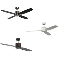 Pepeo Deckenventilator Turno 132 cm mit Fernbedienung - Ventilator für Räume bis 25 m², inklusive Fernbedienung für 6 Geschwindigkeiten und Vorwärts-/Rückwärtsbetrieb – ideal für ganzjährige Nutzung.