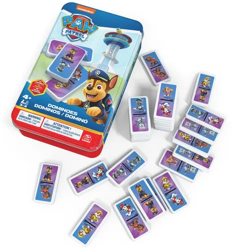 SMG Paw Patrol Domino in Blechdose