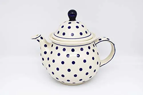 Original Bunzlauer Keramik Teekanne 1,7L im Dekor 37 von Bunzlauer Keramik