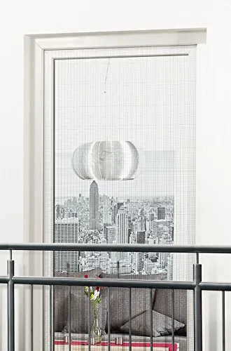 hecht international Polyester-Fliegengittertür 130x220 cm in anthrazit, 1 Stück, 101140205-CU
