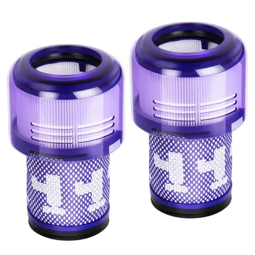 YanBan 2 Stück Ersatzfilter kompatibel mit Dyson V12 Detect Slim Absolute Staubsauger, Teilenummer 971517-01