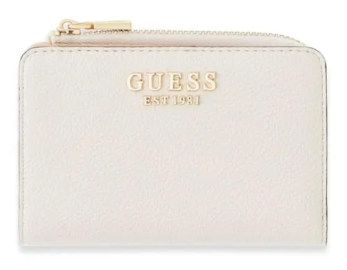 GUESS Geldbörse Laurel II SLG Zip Around Creme-Weiß in weiß von GUESS