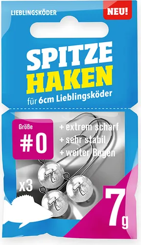 Lieblingsköder Spitze Haken #0 - Kopf: 7 g