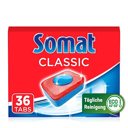 Somat Somat Classic Spülmaschinen Tabs 36 Stück für eine kraftvolle Reinigun Spülmaschinentabs