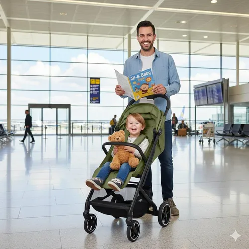 CYBEX Gold Kinderwagen BEEZY - Kompakt & Ergonomisch - Kompakter Kinderwagen für Kinder von Geburt bis ca. 4 Jahre (max. 22 kg). Mit ergonomischer Liegeposition, einhandverstellbarem Gurt und praktischem Faltmechanismus. Ideal für Reisen und stets komfortabel.