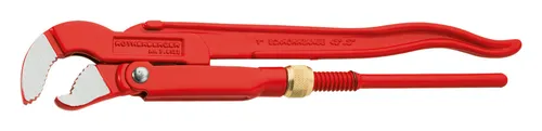Rothenberger Eck-Rohrzange 45 Grad Super S 3 - 7.0125 - Rohrzangen, präzise 45-Grad-Form für komfortables Arbeiten in engen Räumen und hohe Griffsicherheit.