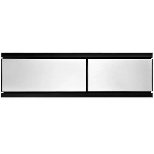 TECEsquare Glas Betätigungstasten Edelstahl gebürstet 9820559 - Sanitärinstallation mit hochwertigem Glasdesign, ideal für moderne Badezimmer und langlebige Nutzung.