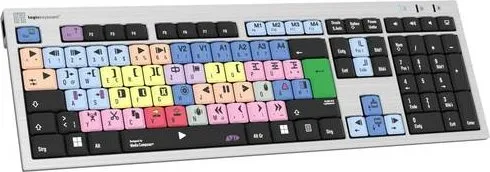 Logickeyboard Avid Media Composer Slim Line Tastatur USB (LKB-MCOM4-AJPU-DE)
