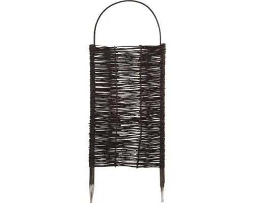 Steckparavent Allessia Weidengeflecht 56 x 116 cm braun - Gartenzäune - Hochwertiger Sichtschutz aus robustem Weidengeflecht, ideal für mehr Privatsphäre im Garten oder auf der Terrasse.