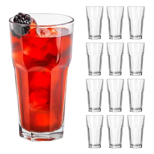 Libbey Cooler -GIBRALTAR- 473 ml - 12er Set Cooler-Gläser in Barqualität, stabil und vielseitig für Wasser, Limonade oder Longdrinks – mit sicherem Halt und klassischem Design.