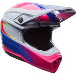 Bell Moto-10 MIPS Falcon Motocross Helm, weiß-pink, Größe L - Leichter und stabiler Motocross Helm mit innovativem Belüftungssystem für optimale Kühlung. Ideal für anspruchsvolle Fahrer, die Wert auf Sicherheit und Komfort legen.