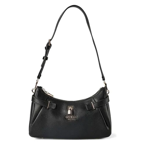 Guess Yesba Schultertasche Schwarz – Neu und Stilvoll - Elegante Umhängetasche für Damen mit kompakten Maßen (26 x 36 x 10 cm) aus hochwertigem Polyurethan. Ideal für den täglichen Gebrauch und ein modisches Accessoire.