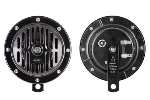 HELLA HEAVY DUTY HORN DL50 - 24V - 114dB(A) - Hupen & Signalhörner, extrem strapazierfähig mit durchdringendem Klangbild und 114 dB(A) Schalldruck für beste Signalwirkung.