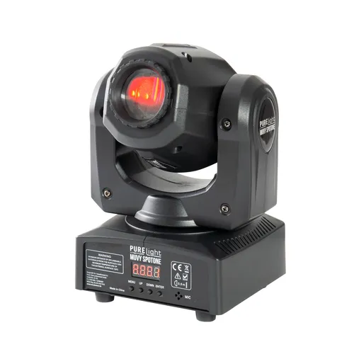 PURElight MUVY SpotOne 35W LED - Licht-Effekte mit 35W CREE LED, ideal für mobile DJs, bietet kreative Regenbogeneffekte und Gobo-Shake für beeindruckende Shows.