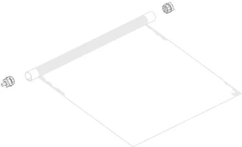 Dometic Tuchrollen-Endkappe rechts für PR2000 von Dometic