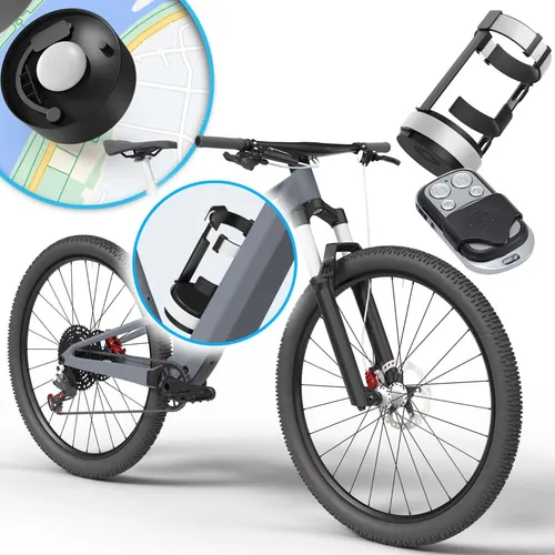 Fahrradalarm mit Flaschenhalterung - Flaschenhalter mit integriertem Alarm für E-Bikes, wetterbeständig und einfach zu installieren – für maximale Sicherheit unterwegs!