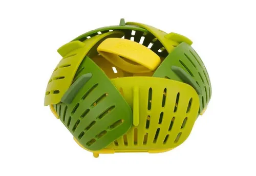 Joseph Joseph Salatschleuder Joseph Joseph Bloom Faltbarer Dampfkorb Grün Hitzebständiges Silikon D