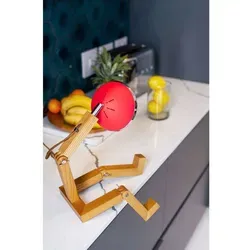 Mr. Wattson Flash Red Tischleuchte in rot von Piffany Copenhagen