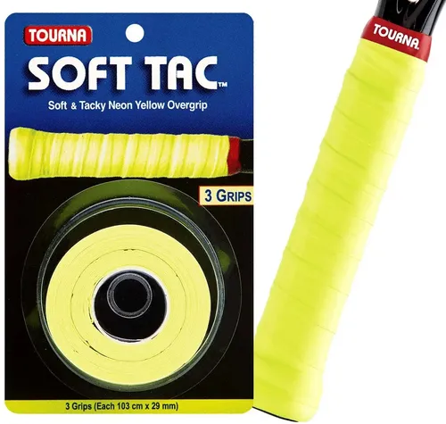 Tourna Overgrip Soft Tac neongelb 3er