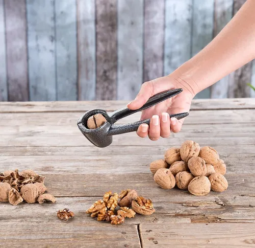 NEU 2in1 Nussknacker Sektzange für Weihnachten Familie Geschenk Korken Silvester