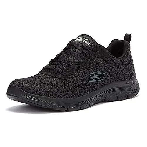 Skechers Flex Appeal 4.0 Damen Sneaker in Schwarz in schwarz von Skechers