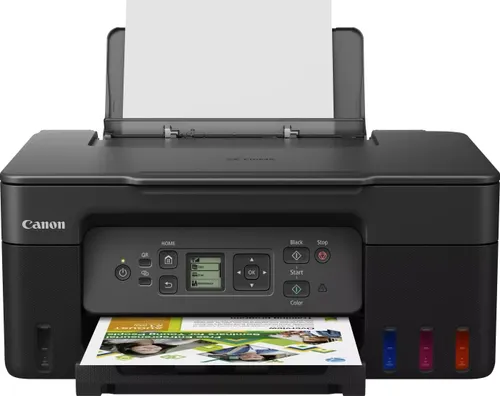 Canon G3470 Farbdrucker - All-in-One Farbdrucker mit kostengünstigem Tintentank-System, ideal für hochwertige Ausdrucke und effizientes Drucken im Home Office.