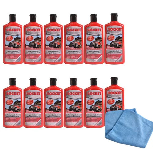 Duke-Handel Autopolitur 12er Set mit Poliertuch - Ideal für die Außenreinigung & -pflege von Fahrzeugen aller Marken. Enthält hochwertige Hochglanzversiegelung für einen strahlenden Lack. Perfekt für die regelmäßige Lackpflege.