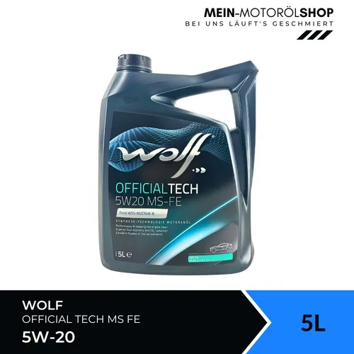 Wolf OfficialTech 5W-20 Motoröl