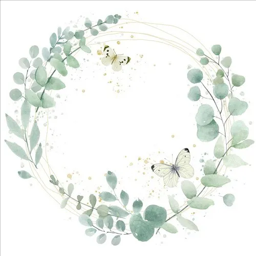 Servietten Festlich in pink von Atelier