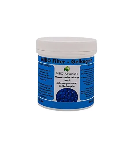 MIBO Filter Gelkugeln 200g ausreichend für ca.5000 L (0,15€/Stück) Filterbakterien Wasseraufbereiter Filterstarter