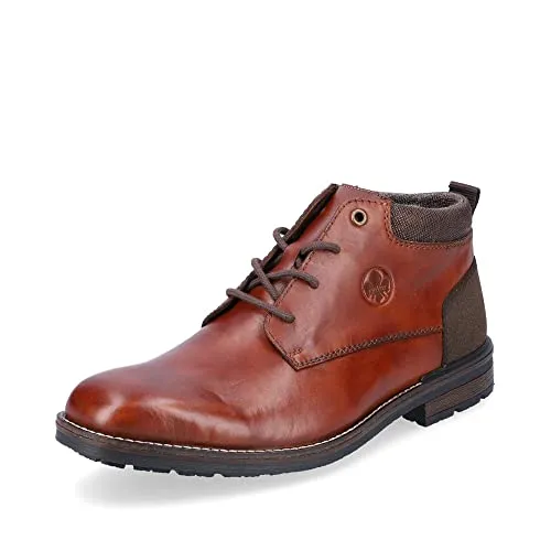 Rieker Herren Sneaker B1301 – Stylische Schnürschuhe für den Alltag - Stylische Herren-Sneaker aus Glattleder mit TR-Sohle, ideal für den Alltag. Bequeme Passform mit normaler Weite und Blockabsatz für optimalen Tragekomfort.