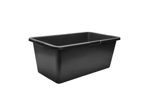 Garronda Mörtelkasten 5-tlg. Set - Rechteckiger Kunststoffwanne - Stabiler Mörtelkübel für vielseitige Anwendungen wie Mischen und Transport. Robustes, leichtes Material mit 60 l Volumen, ideal für Bauprojekte.
