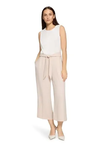 Betty & Co Damen Verona Jumpsuit, Patch Nature/Cream, 36 in beige von Betty & Co