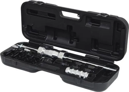KS Tools 152.1085 Universal Injektoren-Auszieh-Satz - Werkzeugkästen & -taschen, 14-teiliges Set aus robustem Edelstahl und Gummi für effektives Entfernen von Injektoren.