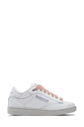 Reebok Damen Club C BULC Sneaker - Stilvoll in Weiß und Dunkelviolett - Damen-Sneaker aus hochwertigem Leder mit gepolstertem Schaft und Zunge für optimalen Tragekomfort und trendigen Look.