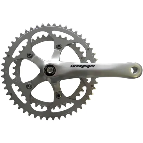 Stronglight IMPACT 2x9/10V Compact 34/48 (170 mm) - Velokurbel mit robustem Design und optimaler Kraftübertragung für effizientes Fahren auf jedem Terrain.