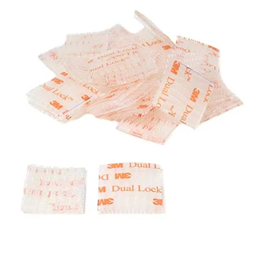 Klettband selbstklebend 3M Dual Lock SJ3560 Klettband transluzent 25,4 x 25mm 24 Stück